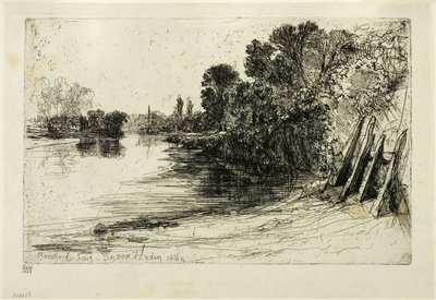 Brentford färja av Francis Seymour Haden