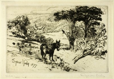 Challow Farm av Francis Seymour Haden