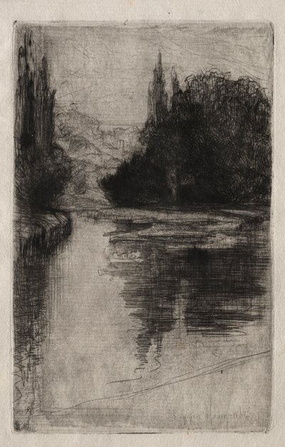 Afton, 1864. av Francis Seymour Haden