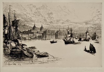 Greenwich av Francis Seymour Haden