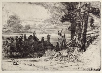 Horseleys hus i Willesley av Francis Seymour Haden