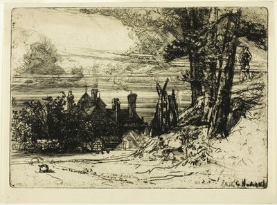 Horsleys hus vid Willesley av Francis Seymour Haden