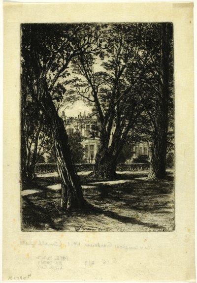 Kensington Gardens, nr. I (liten tallrik) av Francis Seymour Haden