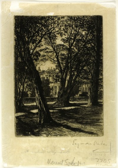 Kensington Gardens, nr. I (liten tallrik) av Francis Seymour Haden