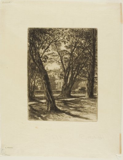 Kensington Gardens, nr. I (liten tallrik) av Francis Seymour Haden