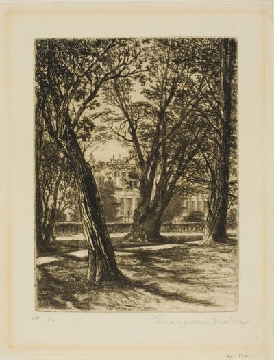 Kensington Gardens, nr. I (liten tallrik) av Francis Seymour Haden