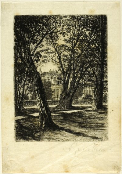 Kensington Gardens, nr. I (liten tallrik) av Francis Seymour Haden