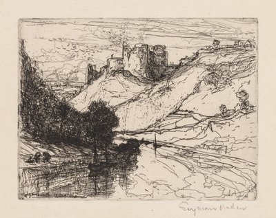 Kilgarens slott, 1864. av Francis Seymour Haden