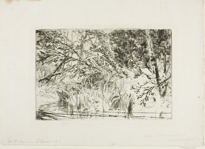 Mun av en bäck, nr II av Francis Seymour Haden