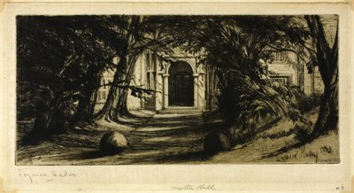 Mytton Hall av Francis Seymour Haden