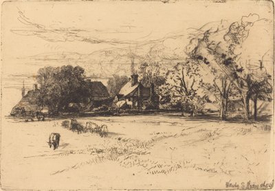 Gamla Willesley House av Francis Seymour Haden