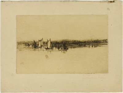 Mittemot The Inn, Purfleet av Francis Seymour Haden