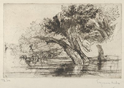 Penton Hook, 1864, 1864. av Francis Seymour Haden