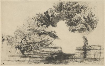 Penton Hook, 1864, 1864. av Francis Seymour Haden