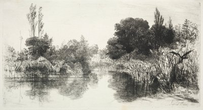 Dela Mill Pond av Francis Seymour Haden