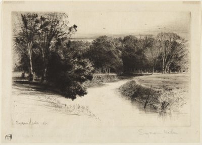 Solnedgång på Irland av Francis Seymour Haden