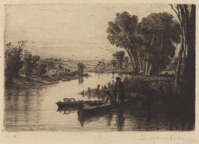 Thames Fishermen av Francis Seymour Haden