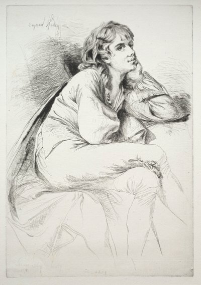 Thomas Haden från Derby, 1864. av Francis Seymour Haden