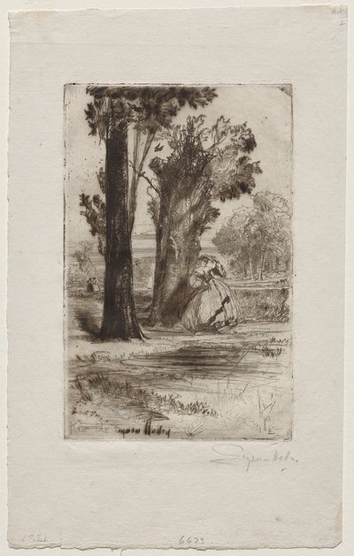 Prästgård vid Sonning av Francis Seymour Haden