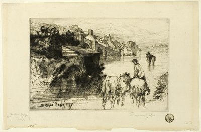 Wareham Bridge av Francis Seymour Haden