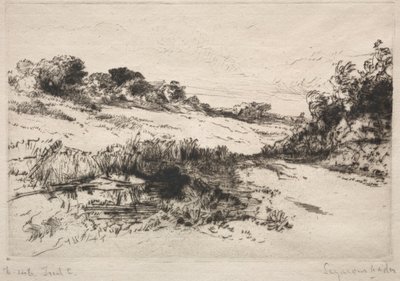 Windmill Hill, nr 1, 1877. av Francis Seymour Haden