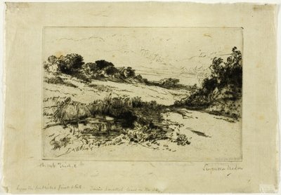Windmill Hill, nr. I av Francis Seymour Haden