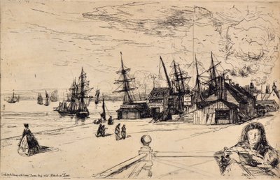 Yacht Tavern, Erith av Francis Seymour Haden