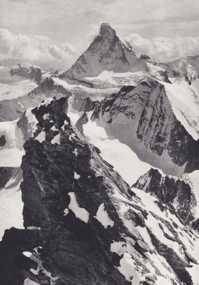 Pennine Alps: A Gendarme on the Zinal Rothhorn (s/v foto) av Francis Sydney Smythe
