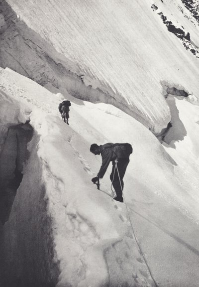 Pennine Alps: Under Col de Tournanche (s/v foto) av Francis Sydney Smythe