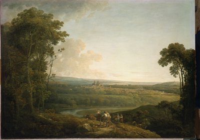 Exeter från Exwick av Francis Towne