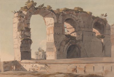 Den Claudiska akvadukten, Rom av Francis Towne