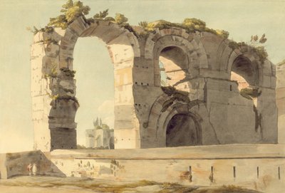 Claudius akvedukten, Rom av Francis Towne