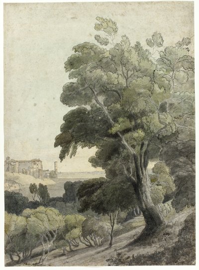 Tivoli, Visar Rom i fjärran av Francis Towne