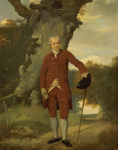 Porträtt av en man, möjligen Mr. Barclay av Francis Wheatley