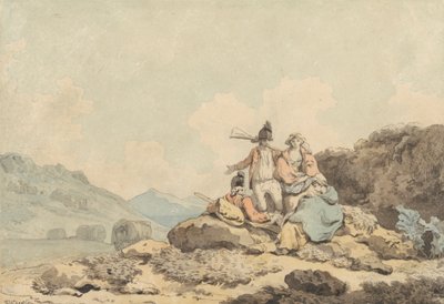 Soldater och lantkvinnor av Francis Wheatley