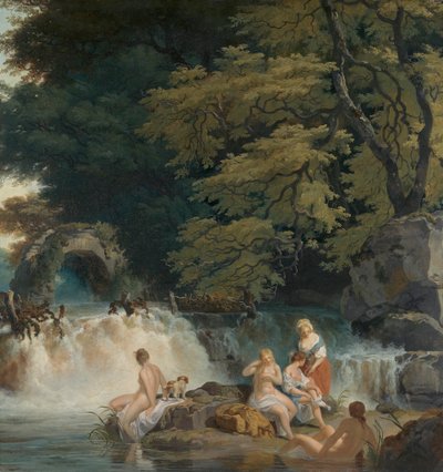 Laxsprånget, Leixlip av Francis Wheatley