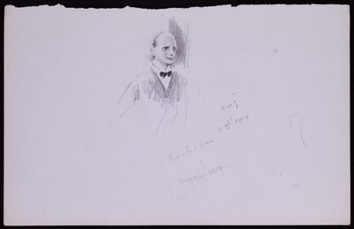 Porträtt av Arthur Rackham av Francis Wilfred Lawson