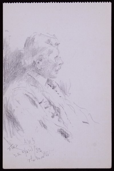 Porträtt av Basil Oliver av Francis Wilfred Lawson