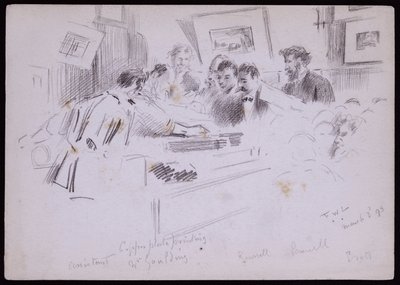 Porträtt av F. Demonstration Goulding av Francis Wilfred Lawson