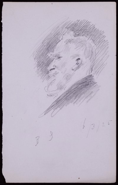 Porträtt av George Bernard Shaw av Francis Wilfred Lawson