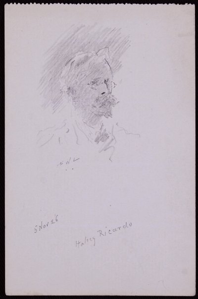 Porträtt av Halsey Ricardo av Francis Wilfred Lawson