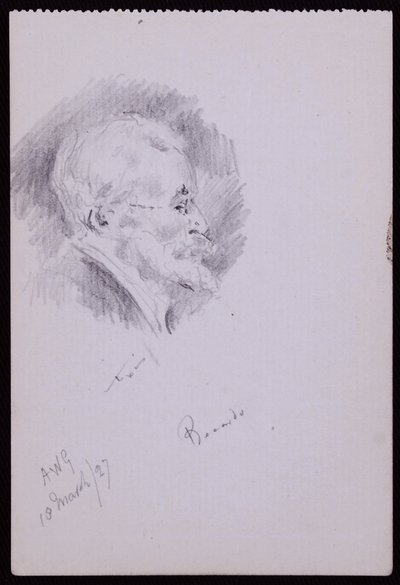 Porträtt av Halsey Ricardo av Francis Wilfred Lawson