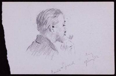 Porträtt av Harold Speed av Francis Wilfred Lawson