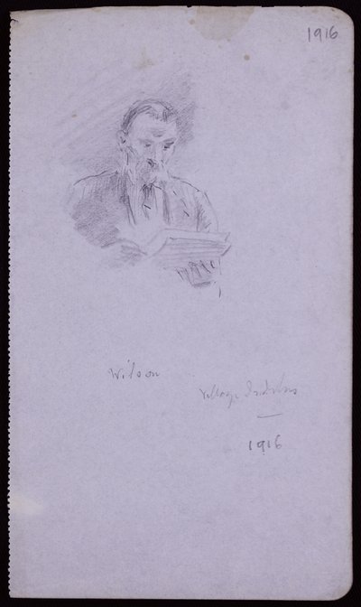 Porträtt av Henry Wilson av Francis Wilfred Lawson