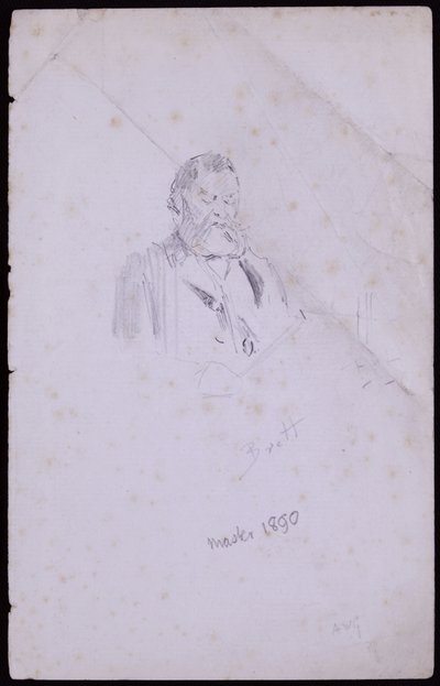 Porträtt av John Brett av Francis Wilfred Lawson