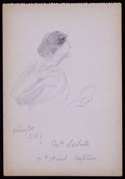 Porträtt av fru Arundel Esdaile av Francis Wilfred Lawson