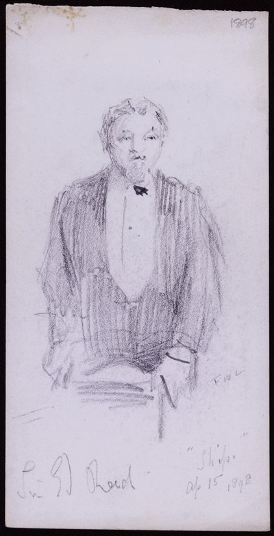 Porträtt av Sir Edward Reid av Francis Wilfred Lawson