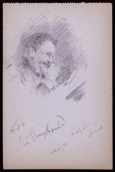 Porträtt av Sir Thomas Arnold av Francis Wilfred Lawson