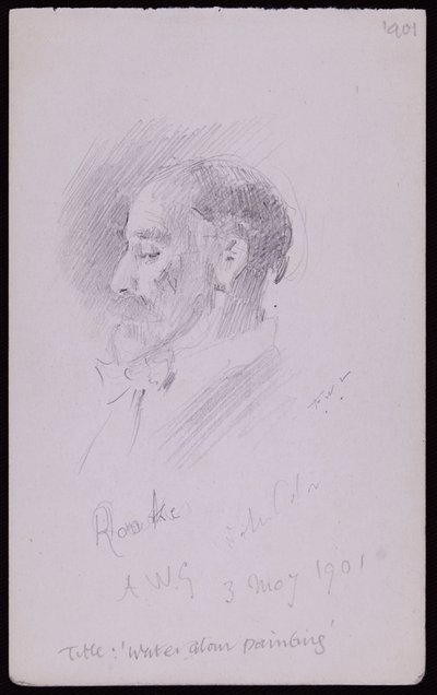 Porträtt av TM Rooke av Francis Wilfred Lawson