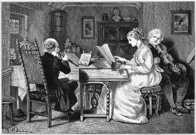 Att göra musik, London, 1874 av Francis Wilfrid Lawson